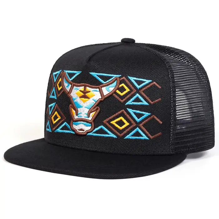 Casquettes de baseball unisexes brodées tête de bœuf style hip-hop, ajustables, décontractées, pour 