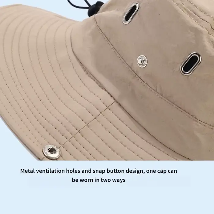 Chapeau de soleil d'été surdimensionné à large bord pour hommes