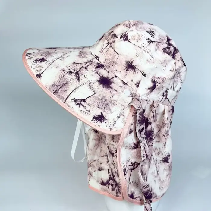 Chapeau de soleil intégral pour femme avec protection UV