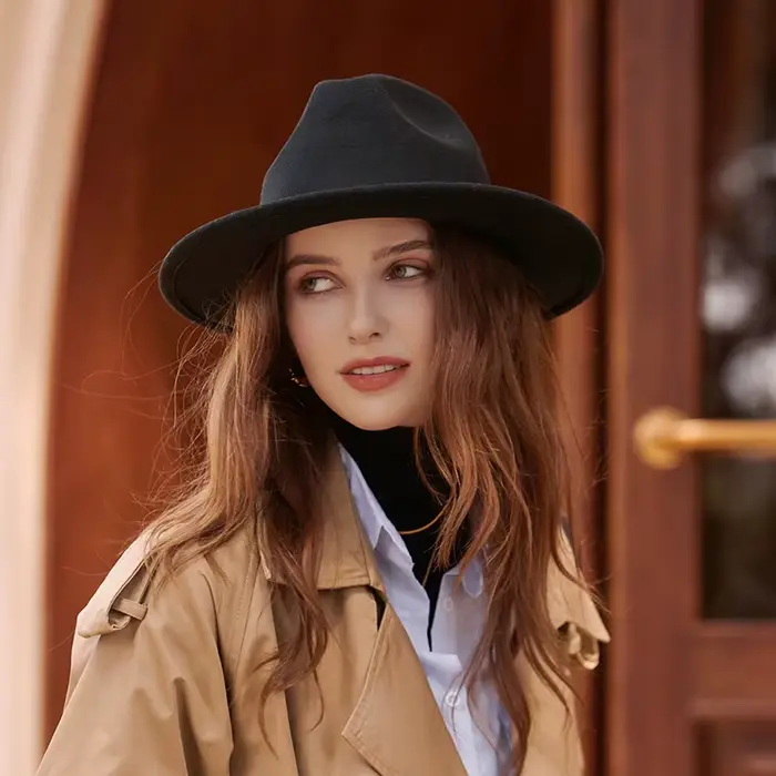Chapeau Fedora rétro pour hommes et femmes