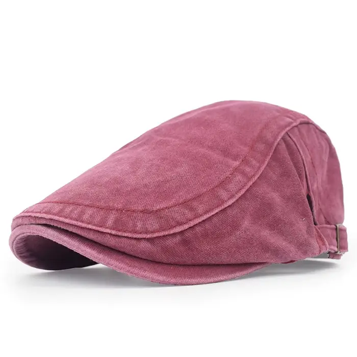 Casquette de journal en Denim de Style japonais pour hommes, chapeau rétro à la mode, béret polyvale
