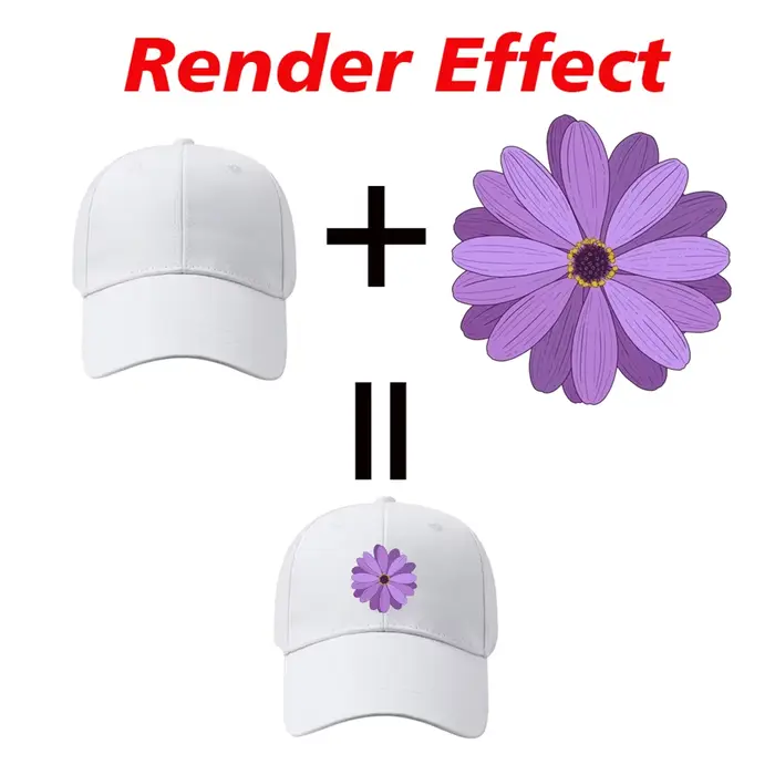 Casquette de baseball personnalisée avec logo et motif imprimé