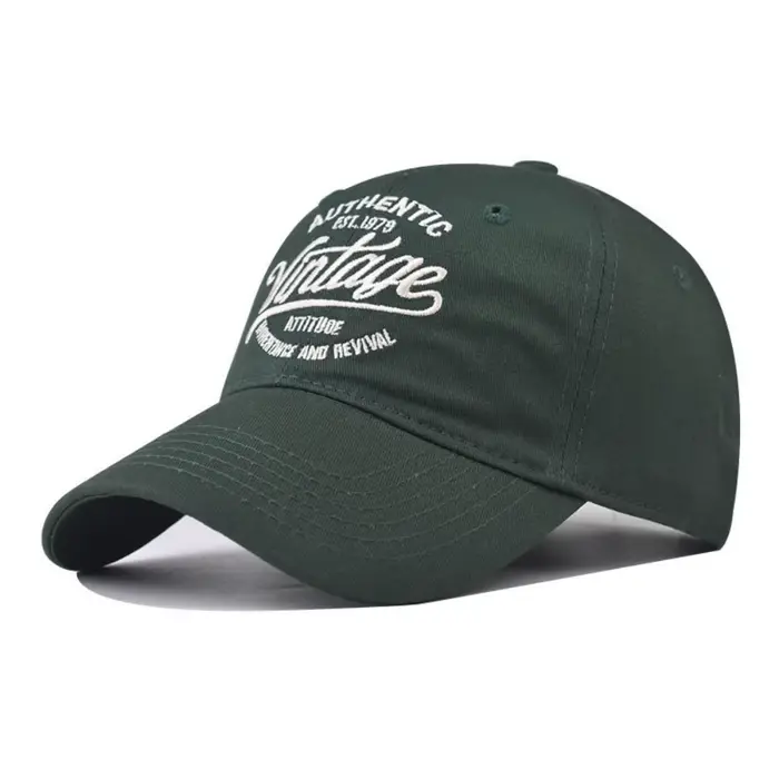 Casquette de baseball unisexe vintage américaine brodée, réglable, pour hommes et femmes, idéale pou
