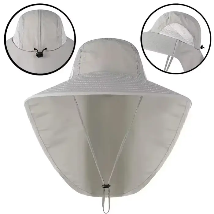 Chapeau de soleil d'extérieur avec protection de nuque