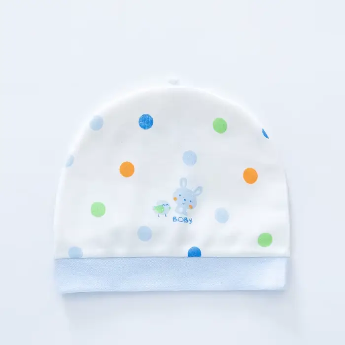 Bonnets doux pour bébé de 0 à 3 mois, chapeau en mousseline désossé, ours de dessin animé, couvre-ch
