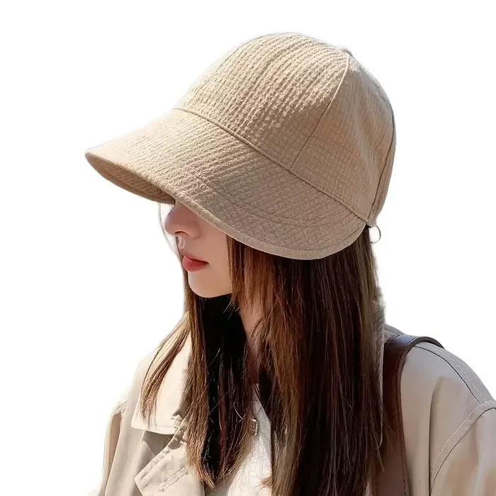 Chapeau Bob pour Femme Anti-UV, Chapeau de Sport d'Extérieur, 1 Pièce, Chapeau de Soleil Décontracté