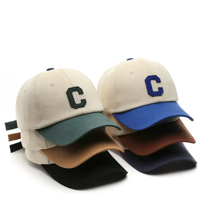 Casquette de baseball vintage brodée en coton lettres unisexe pour hommes et femmes occasionnels extérieurs toutes saisons