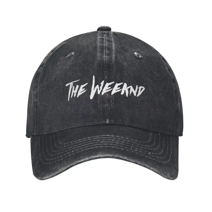 Casquettes de baseball vintage The Weeknd pour hommes et femmes, casquette snapback en denim vieilli
