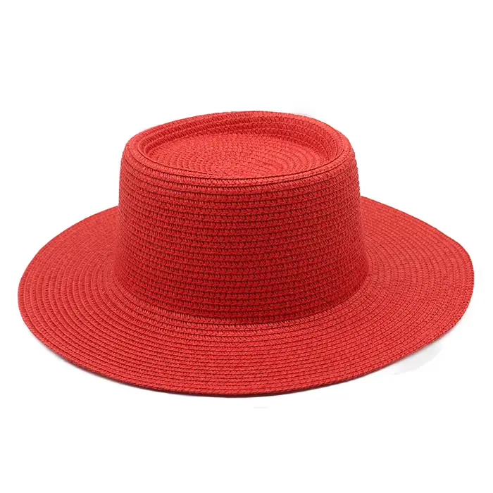 Nouveau Chapeau Panama Rétro Français en Paille Concave pour Femme, Printemps-Été, Style Plage et Îl