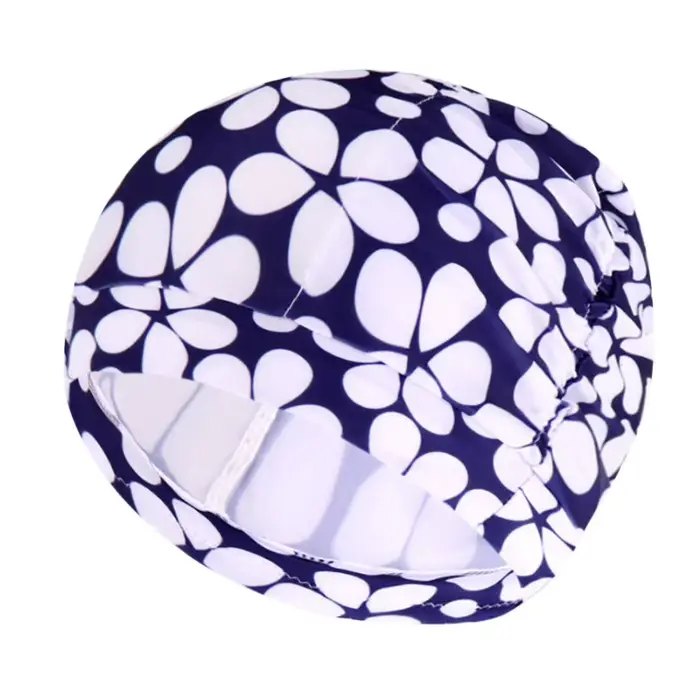Chapeau de natation unisexe pour femmes et filles, bonnet de bain pour cheveux longs, drapé extensib