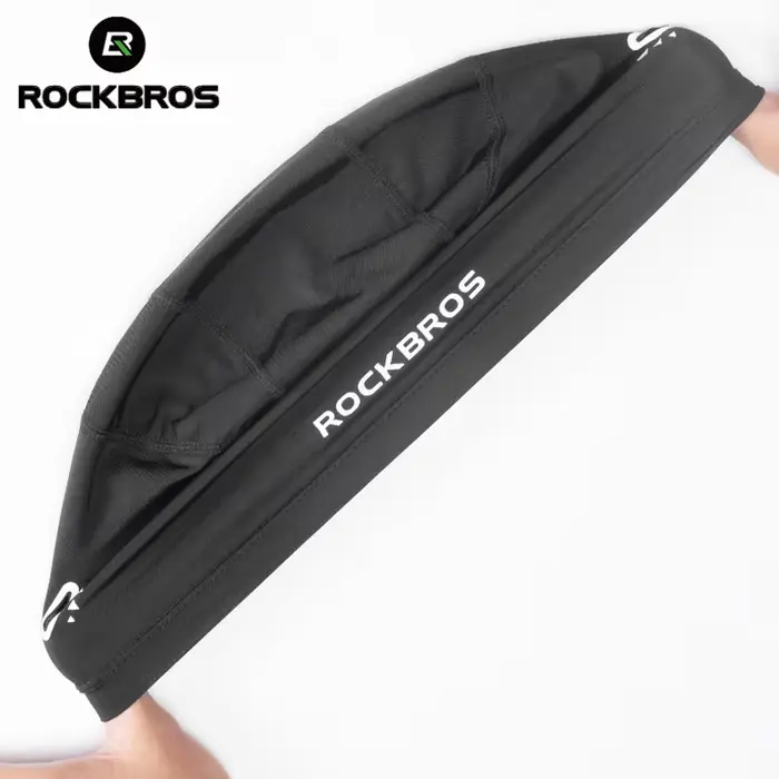 Casquette Rockbros en polyester pour cyclisme et sports de plein air protection UV UPF50+ confortable et respirante absorption de la sueur pour hommes et femmes occasions spéciales