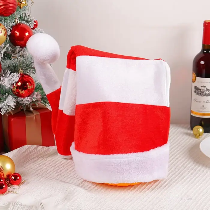 Chapeau d'elfe de Noël en polyester pour adultes et enfants, design unique, cosplay, ambiance festive, événements de Noël