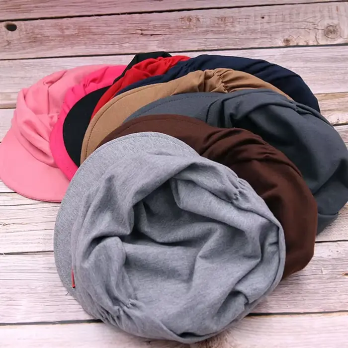Casquette à visière plissée de Style coréen pour femmes