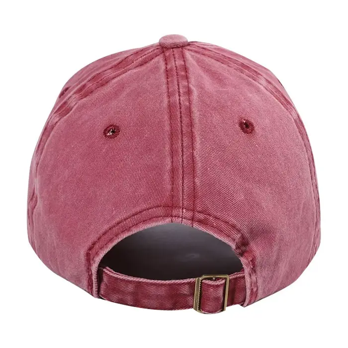 DAD MOM-Casquettes de baseball brodées en denim délavé vintage