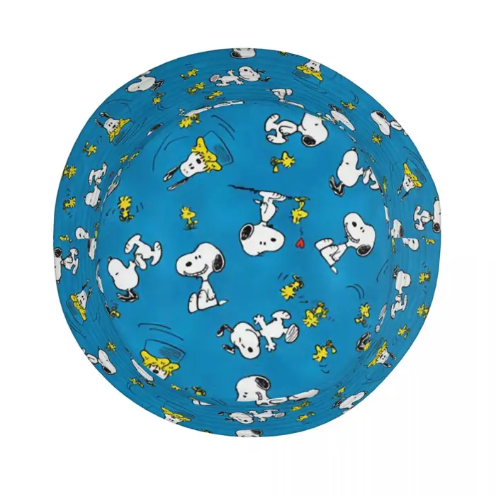 Chapeau Bob Snoopys Harajuku Casquette de Loisirs Protection UV Pour Hommes et Femmes Occasions Spéciales