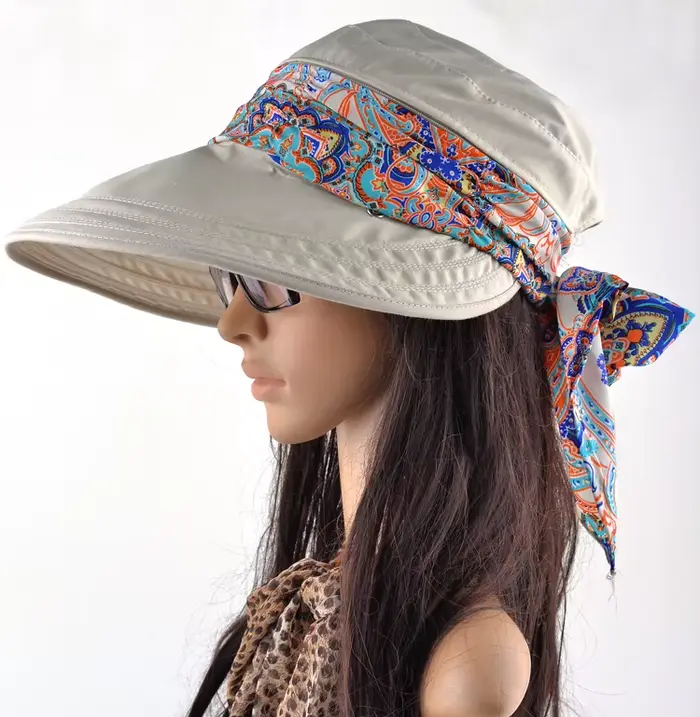 Chapeau de soleil à visière pour femme