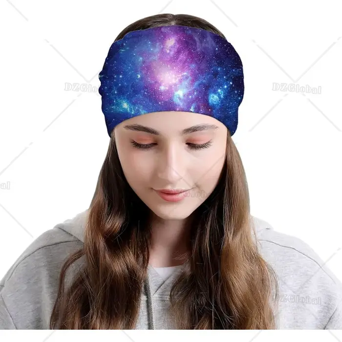 Bonnet de chimio Galaxy Purple pour hommes et femmes