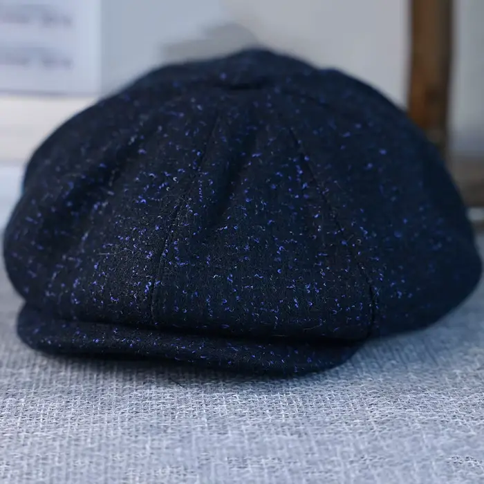 Nouvelle femme casquette gavroche hommes laine chapeau 8 panneau chapeau boulanger casquettes rétro