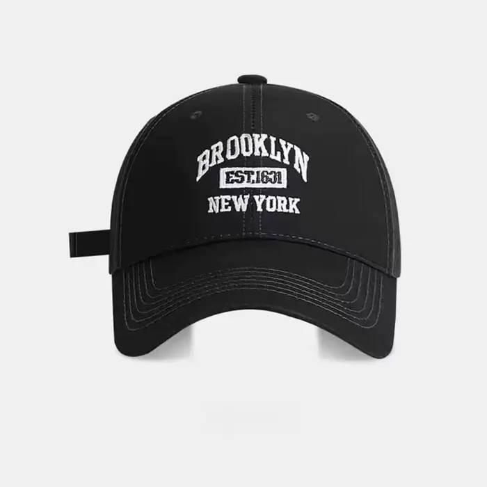 Mode hommes femmes BROOKLYN Baseball coton réglable Snapback chapeau broderie femmes casquette Hip H