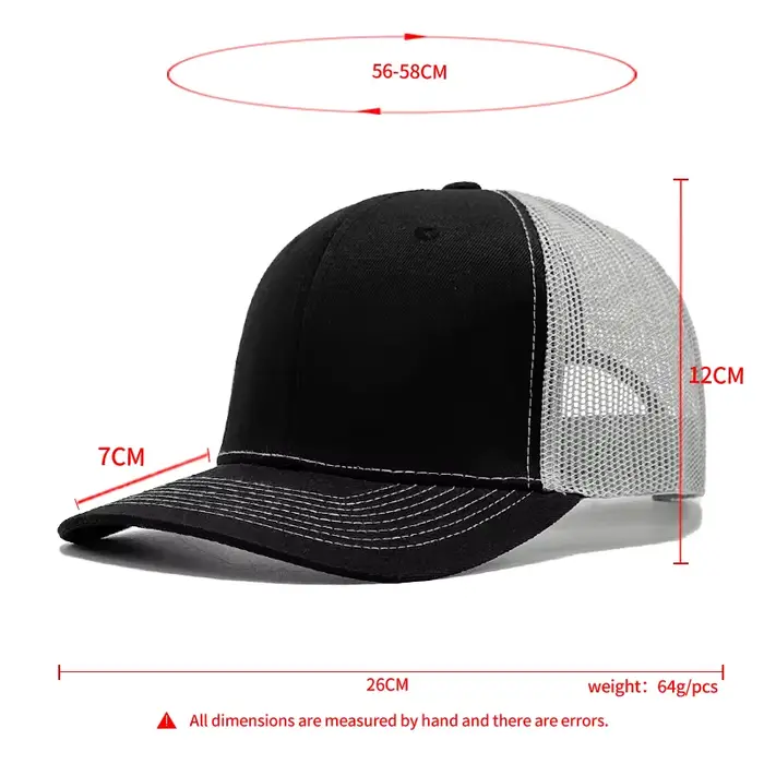 Chapeaux de camionneur brodés avec logo personnalisé, casquettes de baseball Richardson 112 à bord légèrement incurvé, maille respirante, polyester, réglable, pour homme et femme, sport, quatre saisons, extérieur