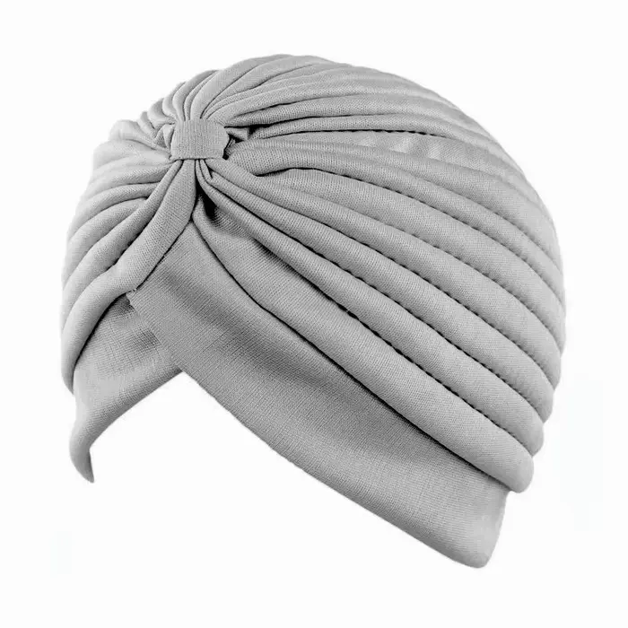 Turban noué à volants décontracté pour femmes, chapeau en polyester, élégant et confortable pour l'hiver, idéal pour les activités extérieures et les jours de perte de cheveux