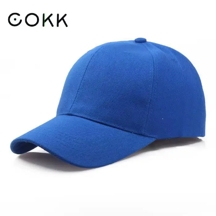 COKK – casquette de Baseball de couleur unie pour hommes et femmes