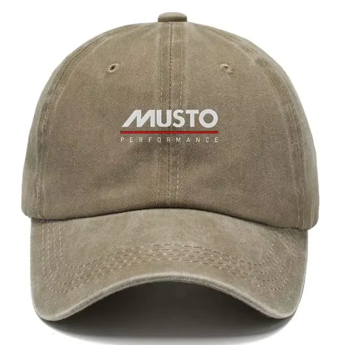 Casquette Musto Performance en Coton Délavé Vintage Style Sport Unisexe Occasions Extérieures Plaines Air Décontracté Élégant Chic Modèle Casual