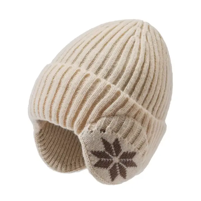 Bonnet doublé de fourrure unisexe avec oreillette, bonnet classique, bonnet de maintien au chaud, ch