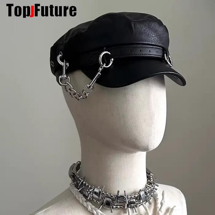 Chapeau Lolita gothique Harajuku unisexe pour femmes et hommes