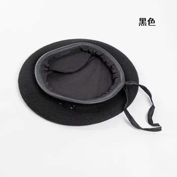 Béret de soldats en laine unisexe, casquette de protection militaire de Camping avec œillet ventilé 