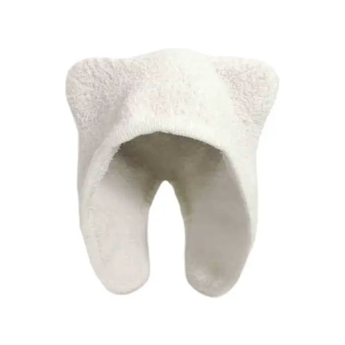 Couvre-chapeau ours en fourrure 39BD avec oreille pour activités plein air, chapeau en fourrure coul