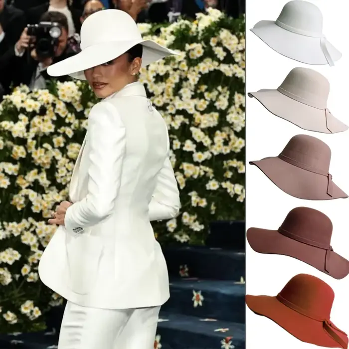 Femmes chapeau automne hiver Vintage disquette