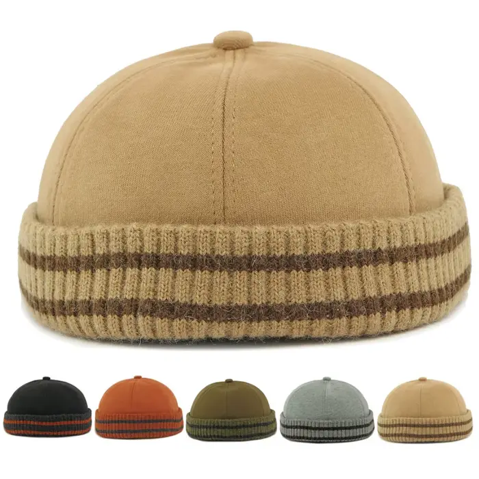 Chapeau de bombardier tricoté en coton polyester russe style ushanka pour hommes et femmes occasions hivernales décontractées