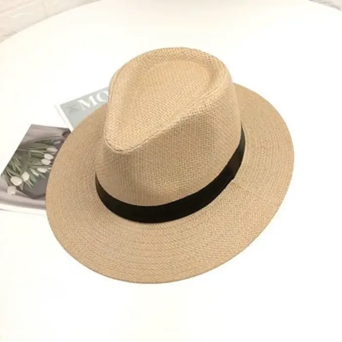 Chapeau vintage Havane fait à la main Casquettes Panama classiques Chapeaux de soleil unisexes Chape