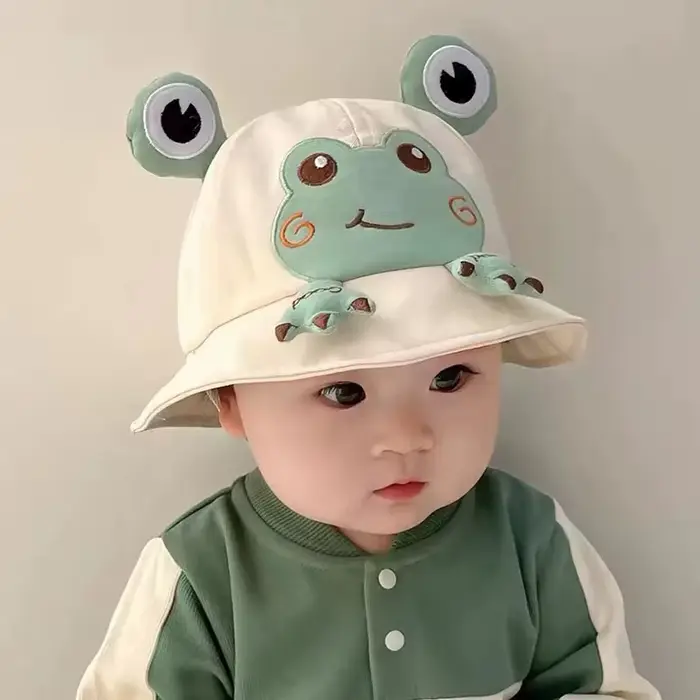 Chapeau de pêcheur Faitolagi Mignon en Coton et Polyester pour Enfants de 4 à 6 Ans Occasions Estivales et Plage