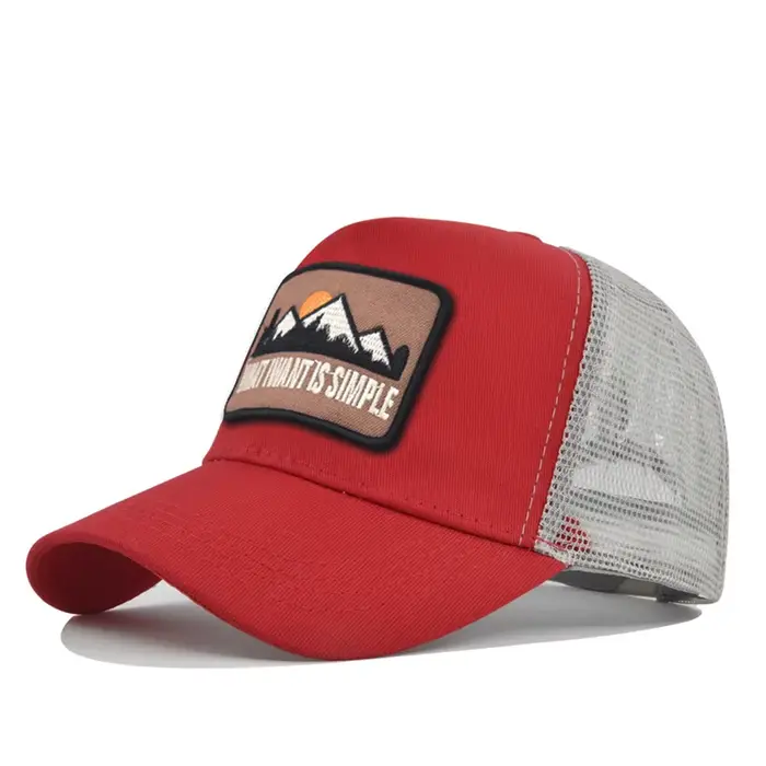 Casquette de baseball respirante en maille avec broderie, pour femmes et hommes, style Snapback, pro