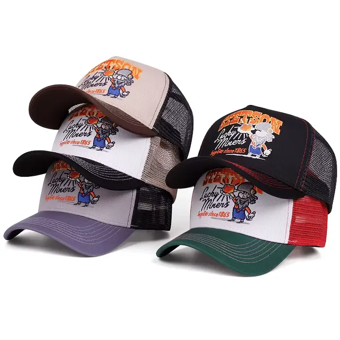 2025 Creative New Truck Hat STETSON Nuggets Net Hat Sports de plein air Skateboard Hat Vêtements de loisirs quotidiens