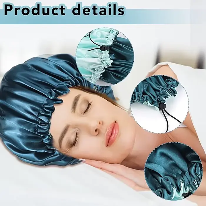 Bonnet de nuit en satin