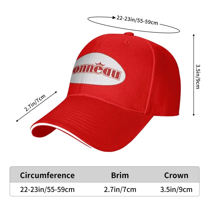 Casquette de baseball décontractée Lincoln Hawk Bonneau Over The Top