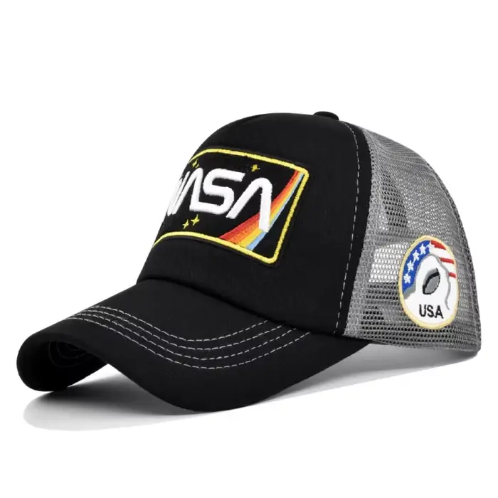 Nouvelle casquette de baseball brodée NASA 3D premium