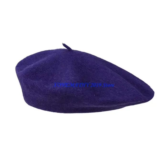 Béret français F42F pour femmes hommes, chapeaux Vintage, hiver, automne, extensible, mélange d'acry