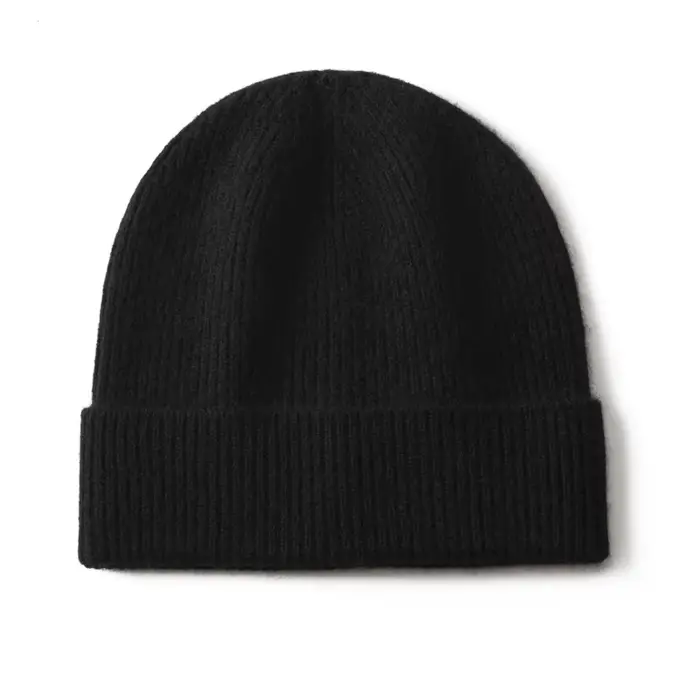 MERRILAMB chapeau en cachemire naturel pour hommes hiver doux chaud en plein air décontracté tricoté