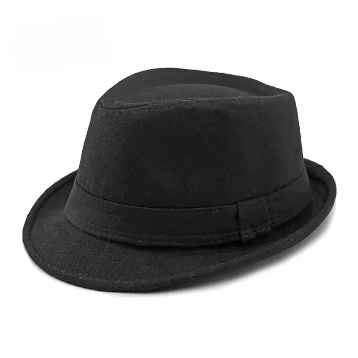 Franny – chapeau Simple pour hommes et femmes, chapeau de Jazz rétro britannique, Fedoras en laine p