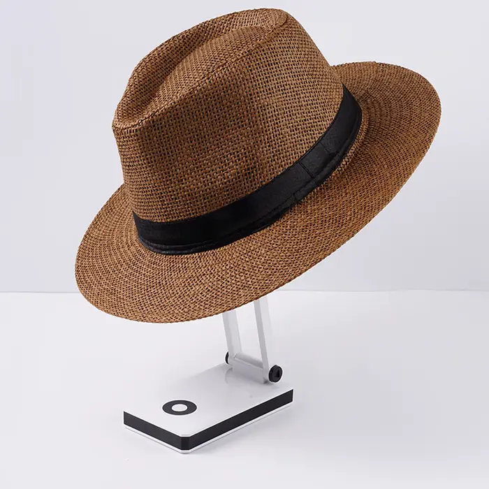 Chapeau Fedora en paille Panama pour homme