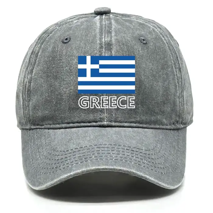 Chapeau de Baseball à rabat avec drapeau de la Grèce