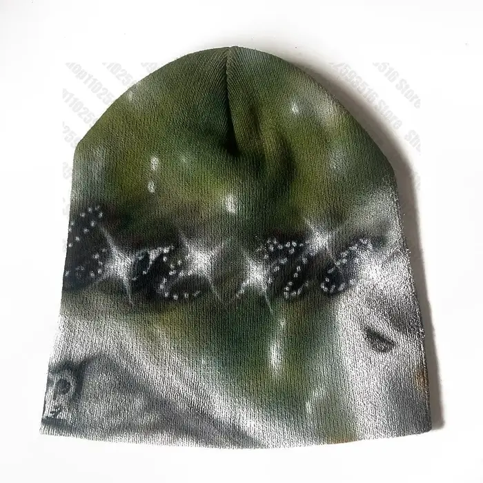 Mignon Punk tendance Harajuku tricoté chapeau femmes chapeau d'hiver gothique Emo 2000s drôle chapea