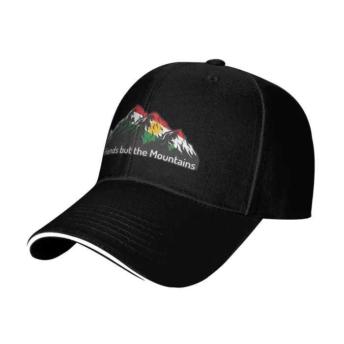 Casquette de baseball 'No Friends but the Mountains Kurdistan'
