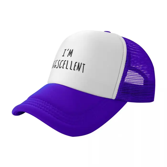Casquette de Baseball I'm Eggscellent Design pour Homme et Femme, Chapeau de dehors Réglable, Mode D
