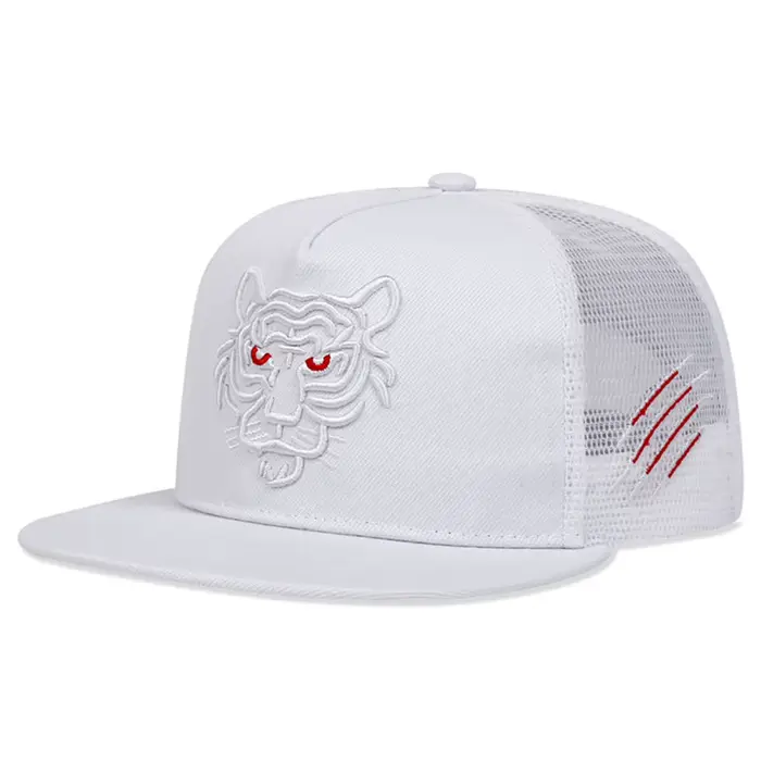 Casquette de baseball brodée tête de tigre pour hommes et femmes, mode de rue décontractée, style po
