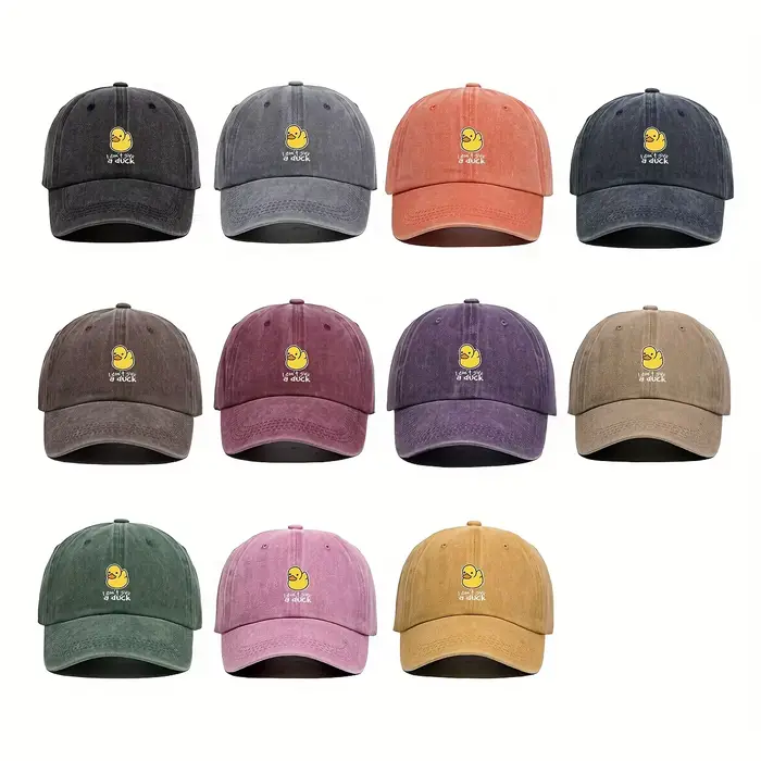 Casquette de baseball amusante « Je n'ai pas de canard »